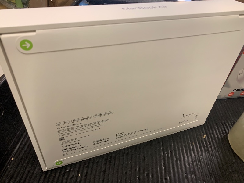 Photo 1 of Apple 2026 MacBook Air 13-inch Laptop with M5 chip: Built for AI, 13.6-inch Liquid Retina Display, 16GB Unified Memory, 512GB SSD, 12MP Center Stage Camera, Touch ID, Wi-Fi 7; Silver