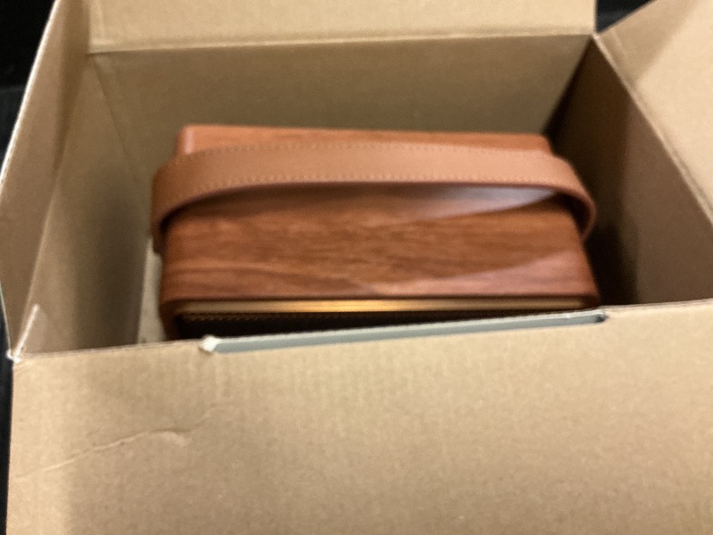 Photo 1 of Edifier Retro Wood Bluetooth Speaker, Wireless Portable Speakers with 40W Hi-Res Audio, Stereo Pairing ConneX App, USB and TF Card Brown