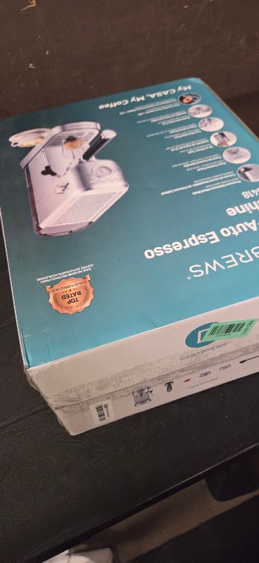 Photo 1 of CASABREWS CM5418 Espresso Machine 20 Bar, Compact Espresso Maker with Steam Milk Frother, Stainless Steel Coffee Machine with 34oz Removable Water Tank for Cappuccino, Small Latte Machine, Silver