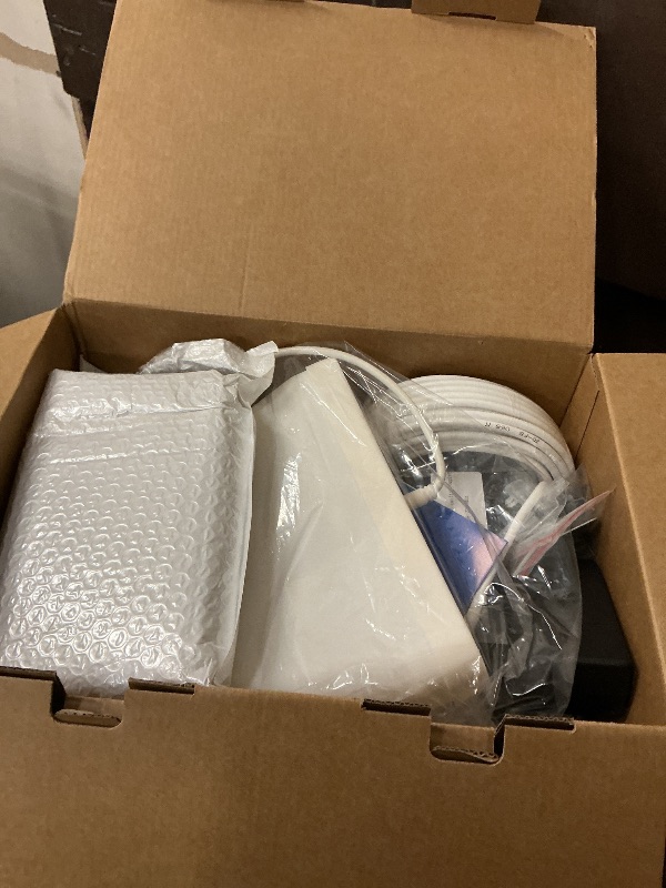 Photo 1 of Cell Phone Booster for Home & Multiroom | Up to 8,000 sq ft|Boost Cellular Signal for All U.S. Carriers | Cell Phone Signal Boosters with 2 Inside Antennas | FCC Approved