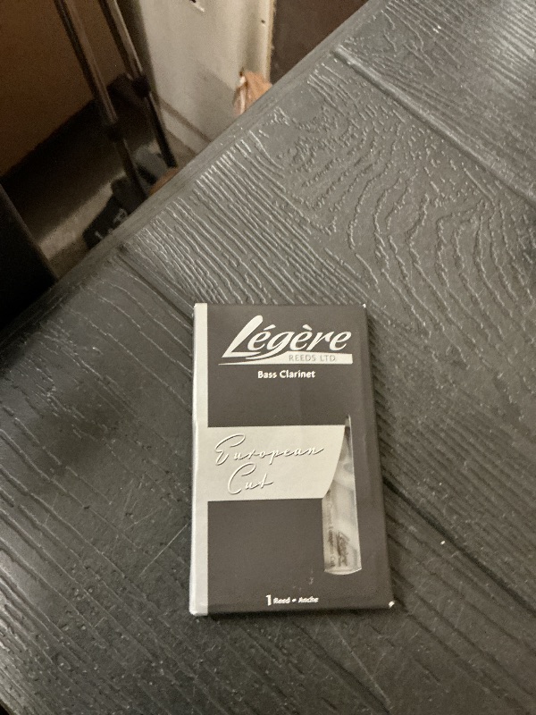 Photo 1 of Légère Reeds - Bass Clarinet Reed, European Cut, Strength 3.50 (BCES3.50) - Premium Synthetic Woodwind Reed