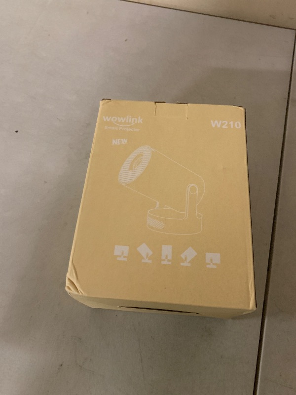 Photo 1 of [Built-in Apps & 2026 Upgraded] Mini Projector with WiFi 6 and Bluetooth 5.4 Support 4K 1080P Auto Keystone 180° Rotatable Projector Portable Compatibile with HDMI/TV Stick/Memory Stick/Laptop, Dark