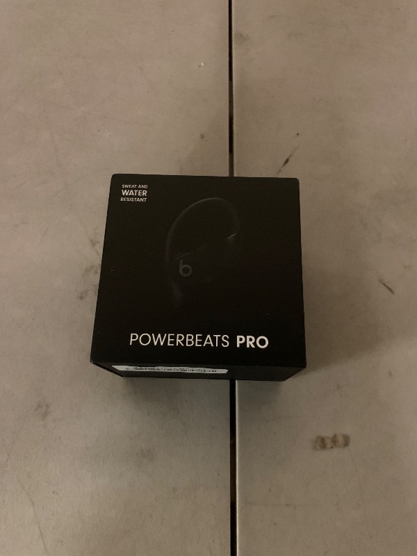 Photo 1 of Powerbeats Pro Wireless Earphones - Apple H1 Headphone Chip, Class 1 Bluetooth, 9 Hours of Listening Time, Sweat Resistant Earbuds, Built-in Microphone - Black