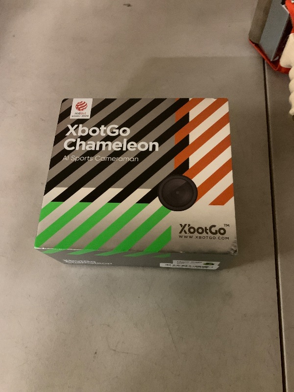 Photo 1 of XbotGo Chameleon AI Auto Sports Action Camera - 4K 60FPS Soccer Camera and Basketball Tracking Camera for Team Sports, Live Streaming, No Subscription, Works with iOS & Android (Lemon Green)