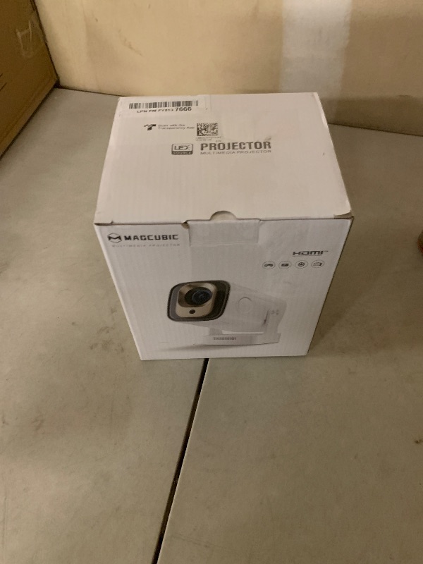 Photo 1 of ?Auto Focus&1080P?Magcubic Mini Smart Projector with 4K Support, Portable Projector with Wifi and Bluetooth, 5W Speaker, Built in Apps, Voice Control, Outdoor Movie Projector