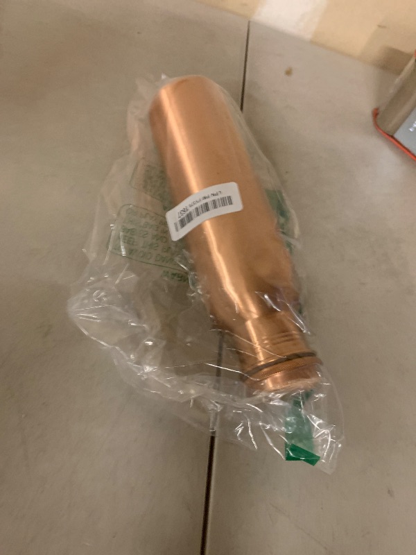 Photo 1 of Copper Water Bottle for Drinking 34 oz Extra Large - Premium Handcrafted Ayurvedic Pure Copper Vessel - Drink More Water - Wide Mouth with Leak Proof Lid - BPA Free, Reusable, Travel Friendly