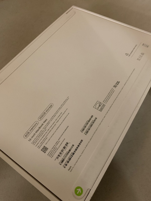 Photo 1 of Apple 2026 MacBook Neo 13-inch Laptop with A18 Pro chip: Built for AI and Apple Intelligence, Liquid Retina Display, 8GB Unified Memory, 256GB SSD Storage, 1080p FaceTime HD Camera; Indigo