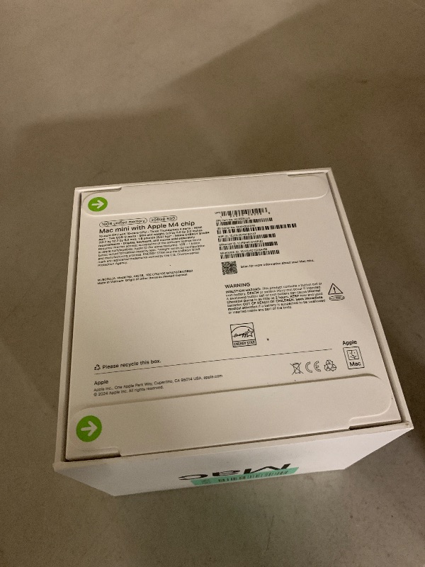 Photo 1 of Apple 2024 Mac mini Desktop Computer with M4 chip with 10?core CPU and 10?core GPU: Built for Apple Intelligence, 16GB Unified Memory, 256GB SSD Storage, Gigabit Ethernet. Works with iPhone/iPad