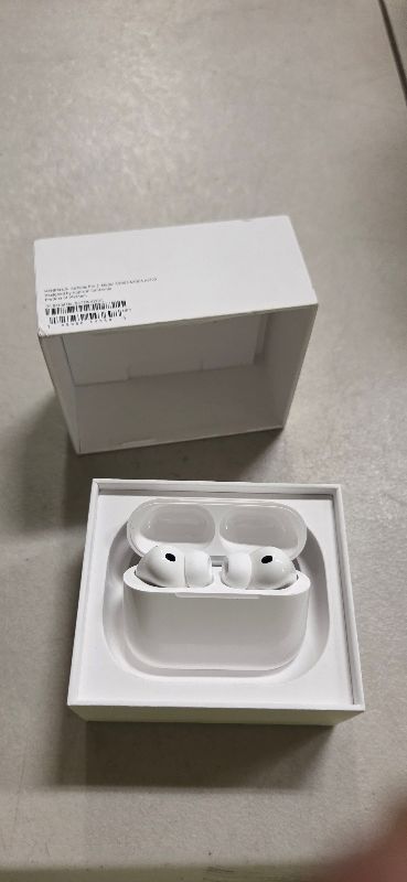 Photo 1 of Apple AirPods Pro 3 Wireless Earbuds, Active Noise Cancellation, Live Translation, Heart Rate Sensing, Hearing Aid Feature, Bluetooth Headphones, Spatial Audio, High-Fidelity Sound, USB-C Charging