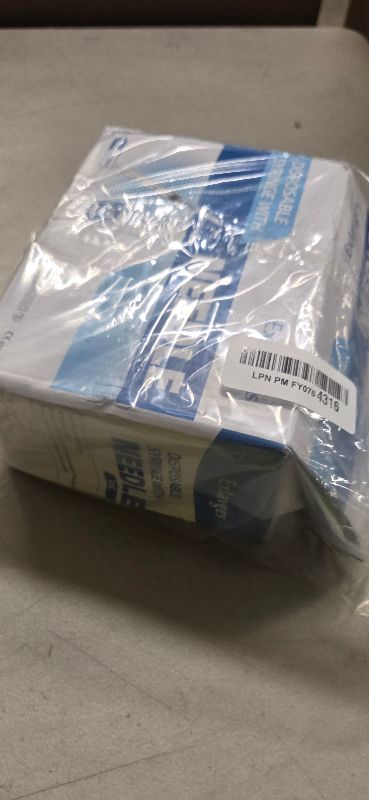 Photo 1 of 100 Pack Disposable 3ml/cc Lab Syringes with 23Ga 1 Inch Needle Luer Lock, Individually Sealed Packed