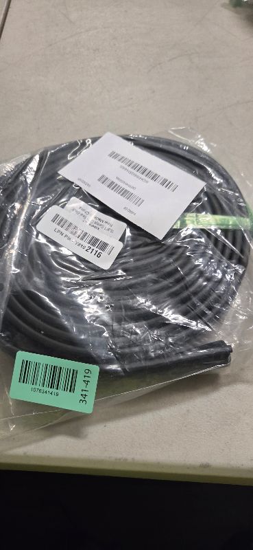 View 2 of 16.5FT Garage Door Seals Bottom Rubber, 0.2" Triangle Weather Stripping Seals for Single Track Weatherproofing Threshold Replacement Strip Fits 16.5FT Wide or Smaller Doors, Black