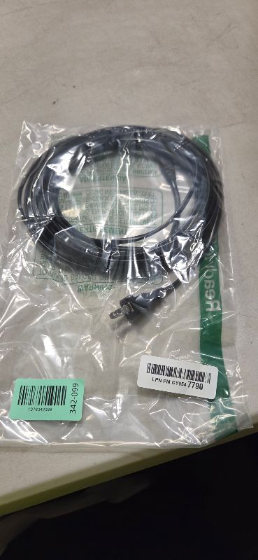 Photo 1 of 20ft Universal Replacement AC Power Cord 2 Prong Plug Figure 8 C7 Power Cable |125V| for PS4, PS5, Xbox, TV, Monitor