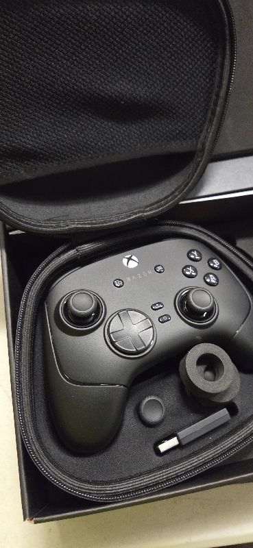 Photo 1 of Razer Wolverine V3 Pro Wireless Gaming Controller: Licensed for Xbox Series X|S, Xbox One, Windows PC - 6 Remappable Buttons - Fast Triggers - Customizable Thumbsticks - Wired Tournament Mode - Black