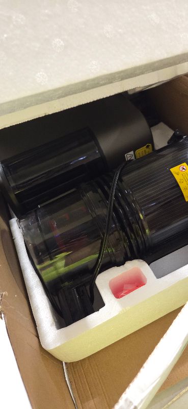 Photo 1 of Cold Press Juicer, 5.5inch Wide Feed Chute Juicer Machine, Slow Masticating Juicer for Whole Vegetables & Fruits, Gray