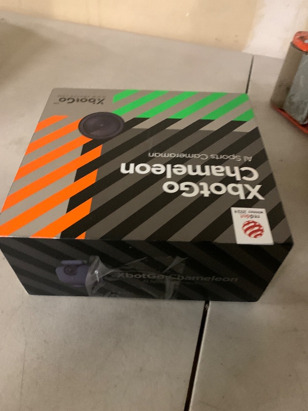 Photo 1 of XbotGo Chameleon AI Auto Sports Action Camera - 4K 60FPS Soccer Camera and Basketball Tracking Camera for Team Sports, Live Streaming, No Subscription, Works with iOS & Android (Lava Graphite)