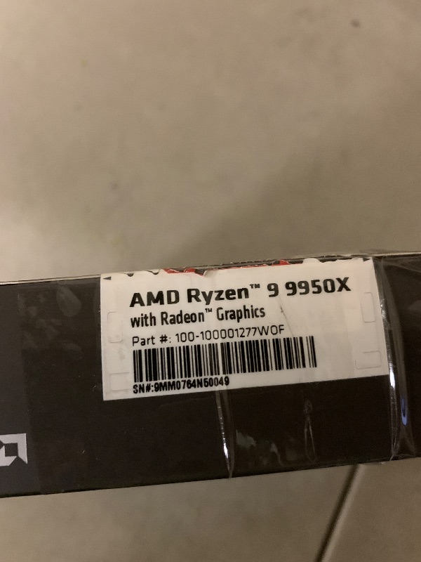Photo 1 of AMD Ryzen™ 9 9950X 16-Core, 32-Thread Unlocked Desktop Processor