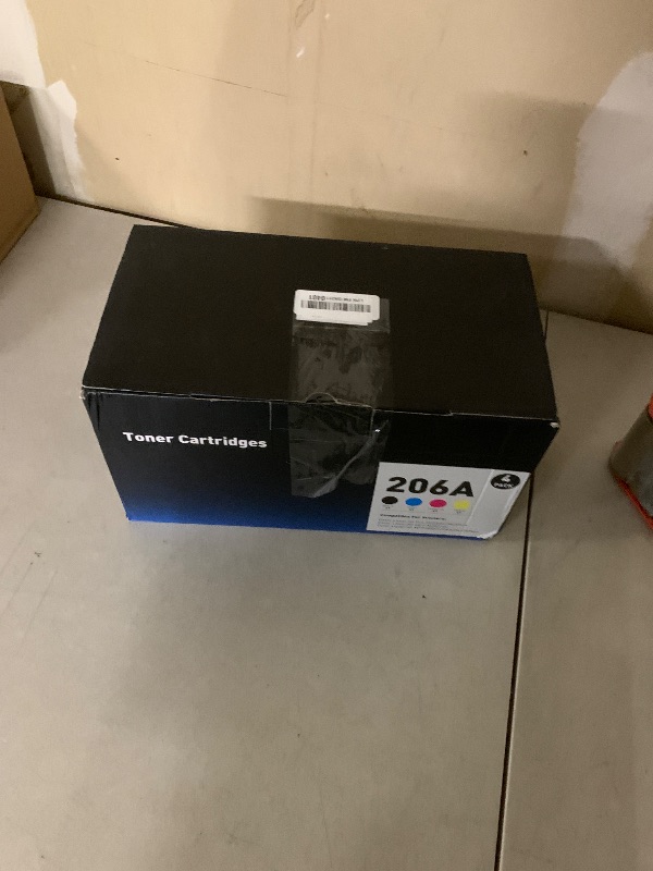 Photo 1 of 206A Toner Cartridges 4 Pack, MFP M283fdw M283cdw Toner Cartridges Replacement for HP 206A 206X Toner Cartridge HP206A HP206X 206 Toner for Color Laser Jet Pro MFP M283fdw M283fdn M282nw M255dw M255nw