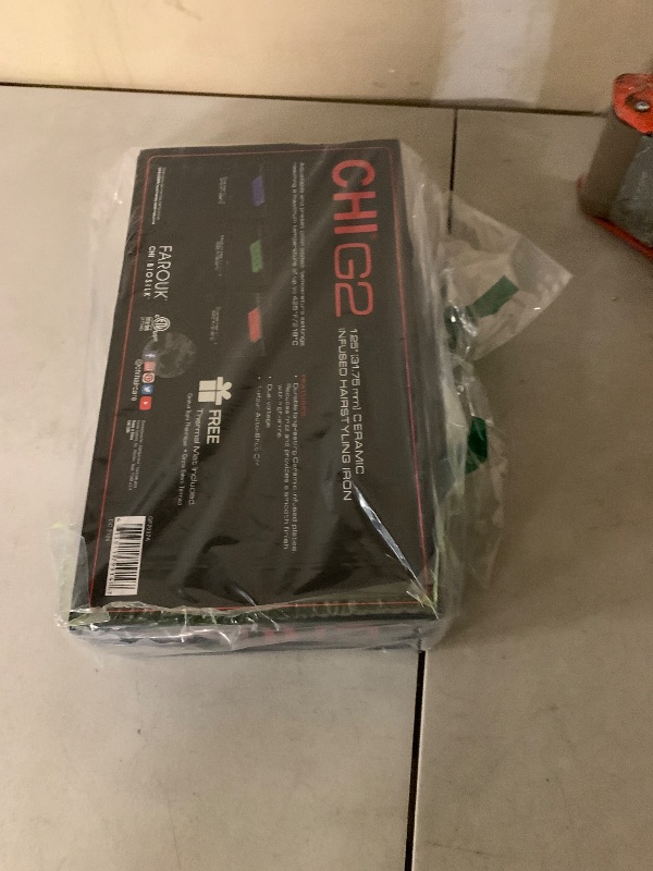 Photo 1 of CHI G2 Titanium Infused Ceramic 1.25" Flat Iron Hair Straightener, Digital Temperature Control, Color-Coded Heat Settings for All Hair Types, Fast Heat-Up & Smooth Frizz-Free Finish