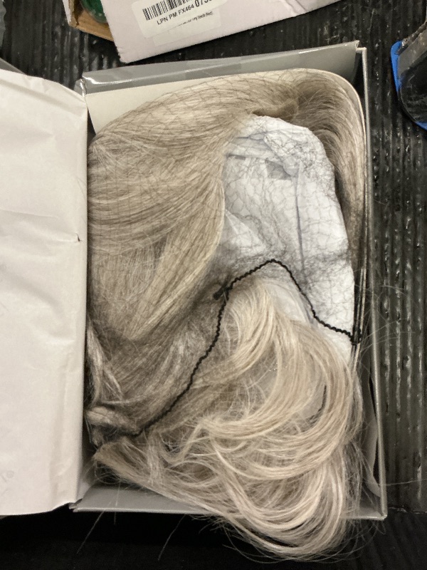 Photo 1 of Raquel Welch Bella Vida Wavy Layered Wig, 100% Hand Tied, Shoulder Length by Hairuwear, Petite-Average Cap, RL56/60 Silver