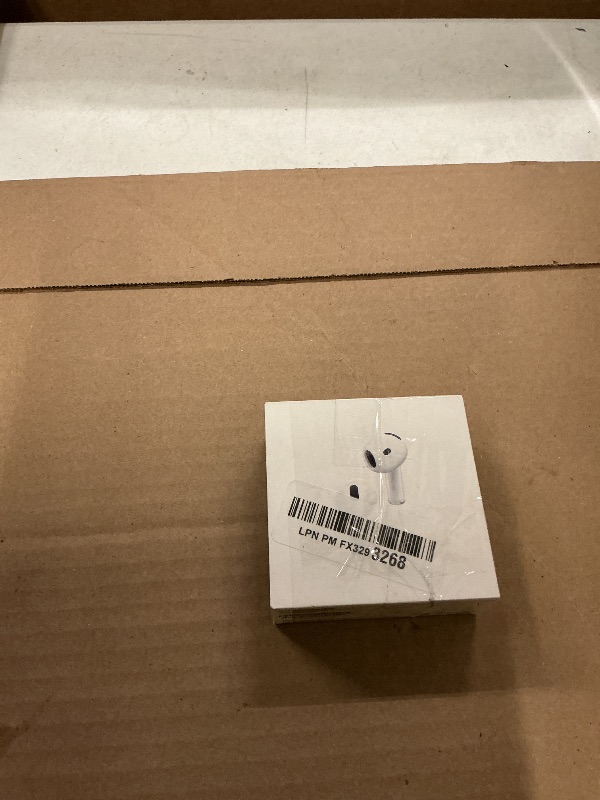 Photo 1 of Apple AirPods 4 Wireless Earbuds, Bluetooth Headphones, with Active Noise Cancellation, Adaptive, Transparency Mode, Personalized Spatial Audio, USB-C Charging Case, Wireless Charging, H2 Chip