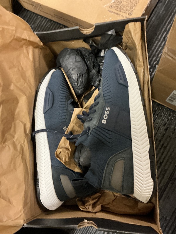 Photo 1 of BOSS Men's Mesh Mix Running Sneakers, Sky Captain Navy, 8