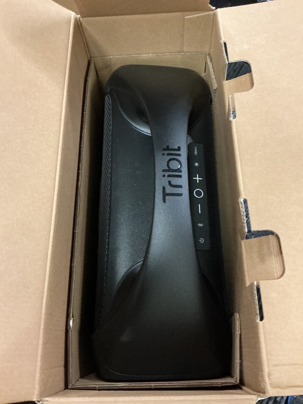 Photo 1 of Tribit StormBox Blast Portable Bluetooth Speaker, (140W Peak) 90W Loud Stereo Sound with 30H Playtime, IPX7 Waterproof, LED Light, Wireless, XBass, BT5.3, TWS, Custom EQ, Party/Outdoor/Camping/Beach