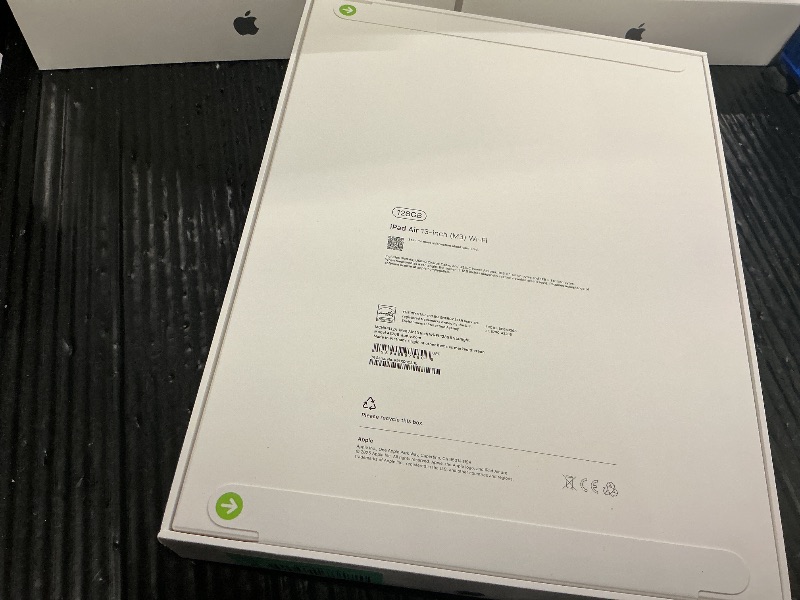 Photo 1 of Apple iPad Air 13-inch with M3 chip Built for Apple Intelligence, Liquid Retina Display, 128GB, 12MP Front/Back Camera, Wi-Fi 6E, Touch ID, All-Day Battery Life — Starlight