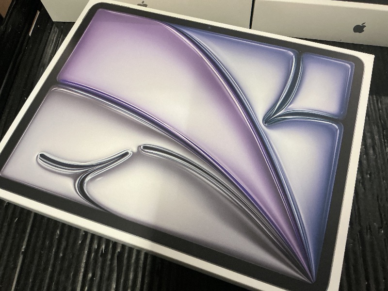 Photo 1 of Apple iPad Air 13-inch with M3 chip Built for Apple Intelligence, Liquid Retina Display, 128GB, 12MP Front/Back Camera, Wi-Fi 6E, Touch ID, All-Day Battery Life — Space Gray