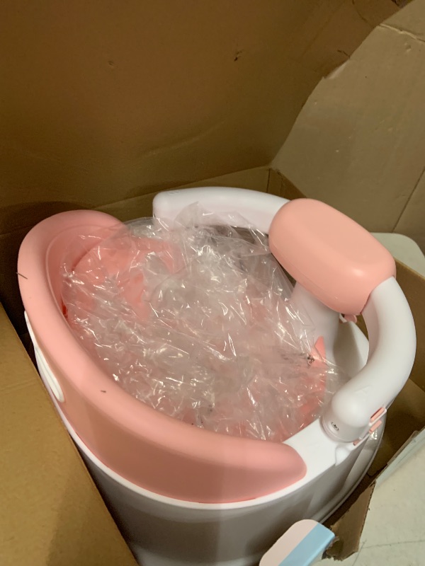 View 2 of ONTHEWEI Baby Bath Seats for Babies Sitting Up, Non-Slip Baby Bathtub with 3 Suction Cups, Safe & Comfortable Toddler Bath Seat Ideal for Baby Bath/Shower Support, Stable Design, Grey (6-24 Months)