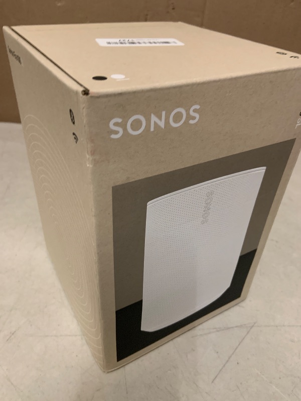 Photo 1 of Sonos Era 100 SL - Compact, Microphone-Free Speaker with WiFi, Bluetooth - White