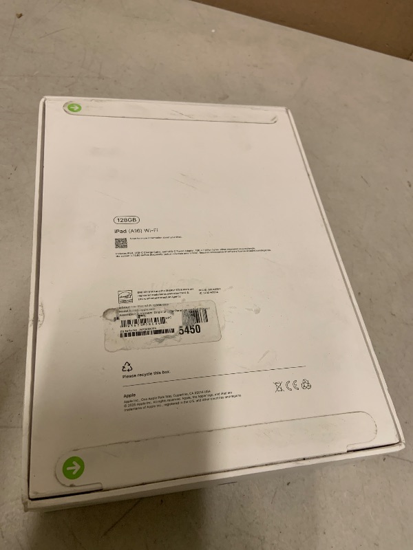 Photo 1 of Apple iPad 11-inch: A16 chip, 11-inch Model, Liquid Retina Display, 128GB, Wi-Fi 6, 12MP Front/12MP Back Camera, Touch ID, All-Day Battery Life — Blue