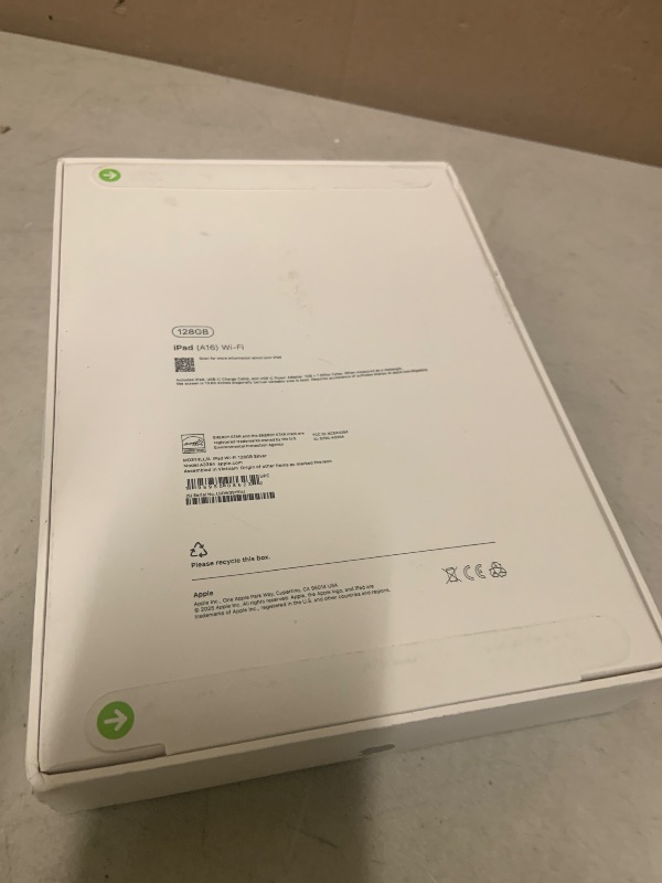 Photo 1 of Apple iPad 11-inch: A16 chip, 11-inch Model, Liquid Retina Display, 128GB, Wi-Fi 6, 12MP Front/12MP Back Camera, Touch ID, All-Day Battery Life — Silver