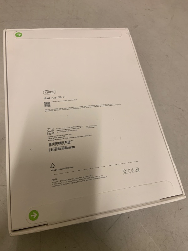 Photo 1 of Apple iPad 11-inch: A16 chip, 11-inch Model, Liquid Retina Display, 128GB, Wi-Fi 6, 12MP Front/12MP Back Camera, Touch ID, All-Day Battery Life — Blue