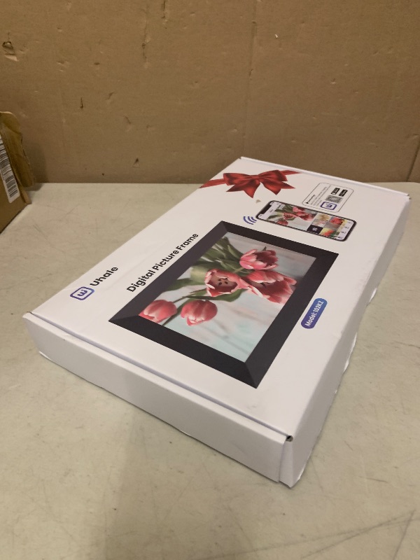 Photo 1 of Uhale 10.1" Digital Picture Frame with 32GB Storage Support SD Card, Electronic Photo Frames with 1280x800 HD IPS Touch Screen, Instantly and Securely Share Memories, Send Wishes from Anywhere