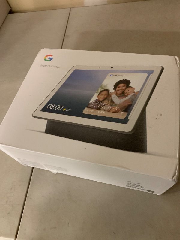 Photo 1 of Google Nest Hub Max, Japan Model, Multi Language Nest Hub 10-inch with English Compatibility, H2A GA00639-JP (Charcoal)