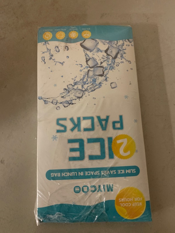 Photo 1 of MIYCOO Ice Packs for Lunch Boxes & Lunch Bag - Quick Freeze Ice Pack Space Saving Freezer Packs - Reusable Slim Original Cool Pack - Cooler Accessories for Beach, Camping and Fishing