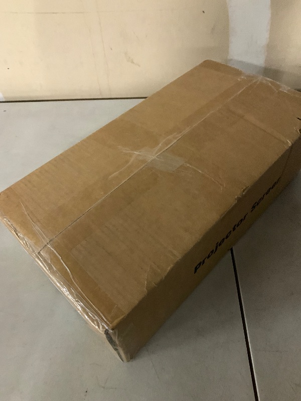 Photo 1 of 120inch Outdoor Projector Screen with Stand: 16:9 4K HD Portable Projector Screen Outdoor Indoor - Front/Rear Movie Screen with Carry Bag, Sandbag - Projection Screen for Backyard, Camping, Theater