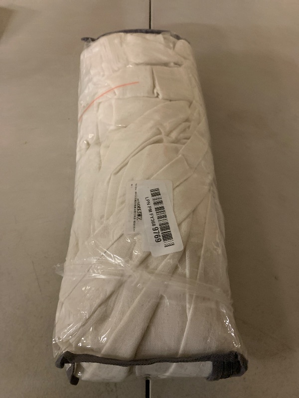 Photo 1 of 120 Inch Linen Curtains Pinch Pleated for Living Room Tall Windows Custom Made Pleat Drape with Hooks Rings Back Tab Privacy Semi Sheer Extra Long Linen Drape Curtains 120 Length Cream Ivory 10ft