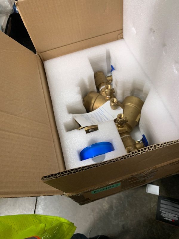 Photo 1 of 34-975XL 3/4" 975XL Reduced Pressure Principle Backflow Preventer, Backflow Preventer Valve Water Pressure Regulator for Irrigation Systems and Industrial Applications