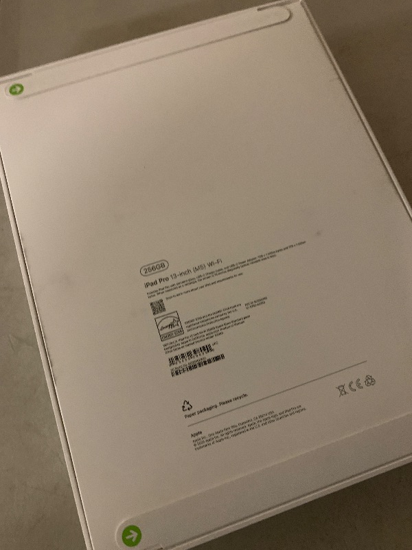 Photo 1 of Apple iPad Pro 13-inch (M5): Ultra Retina XDR Display, 256GB, Landscape 12MP Front Camera/12MP Back Camera, LiDAR Scanner, Wi-Fi 7 with Apple N1, Face ID, All-Day Battery Life — Space Black