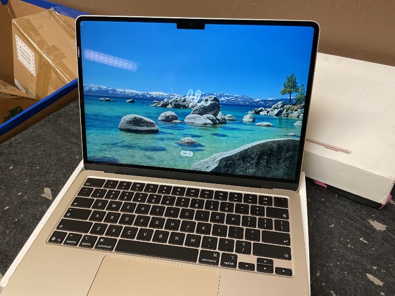 Photo 1 of Apple 2026 MacBook Air 13-inch Laptop with M5 chip: Built for AI, 13.6-inch Liquid Retina Display, 16GB Unified Memory, 1TB SSD, 12MP Center Stage Camera, Touch ID, Wi-Fi 7; Silver