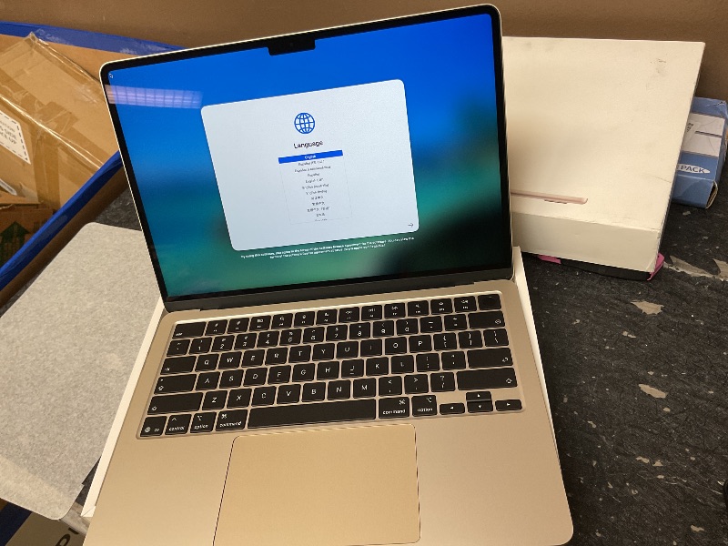 Photo 1 of Apple 2026 MacBook Air 13-inch Laptop with M5 chip: Built for AI, 13.6-inch Liquid Retina Display, 16GB Unified Memory, 1TB SSD, 12MP Center Stage Camera, Touch ID, Wi-Fi 7; Silver