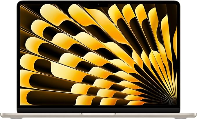 Photo 1 of Apple 2026 MacBook Air 13-inch Laptop with M5 chip: Built for AI, 13.6-inch Liquid Retina Display, 16GB Unified Memory, 512GB SSD, 12MP Center Stage Camera, Touch ID, Wi-Fi 7; Starlight
