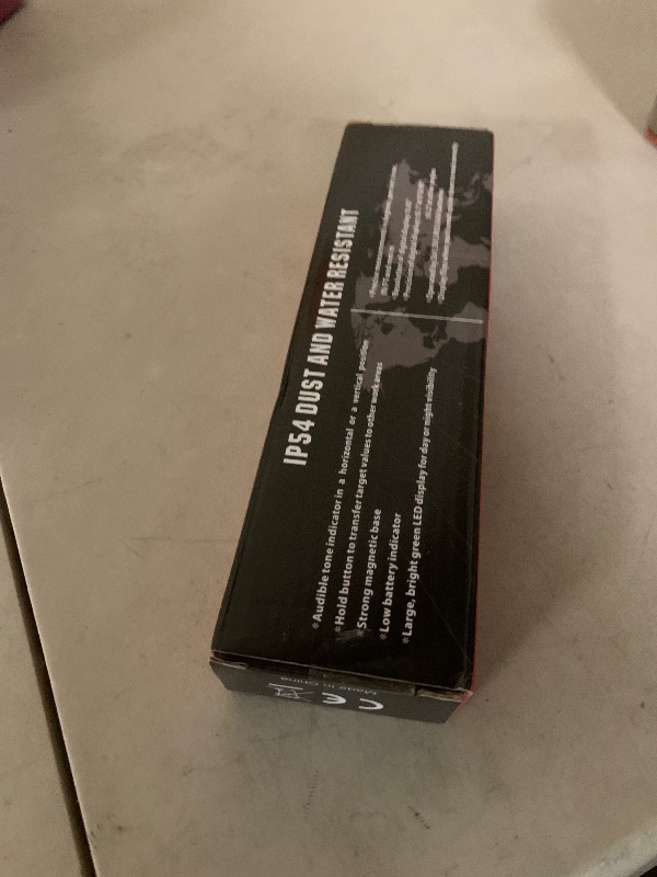 Photo 1 of 10-Inch Digital Torpedo Level and Protractor | Neodymium Magnets | Bright LED Display | V-GROOVE MAGNETIC BASE | IP54 Dust/Water Resistant smart level with Carrying Bag