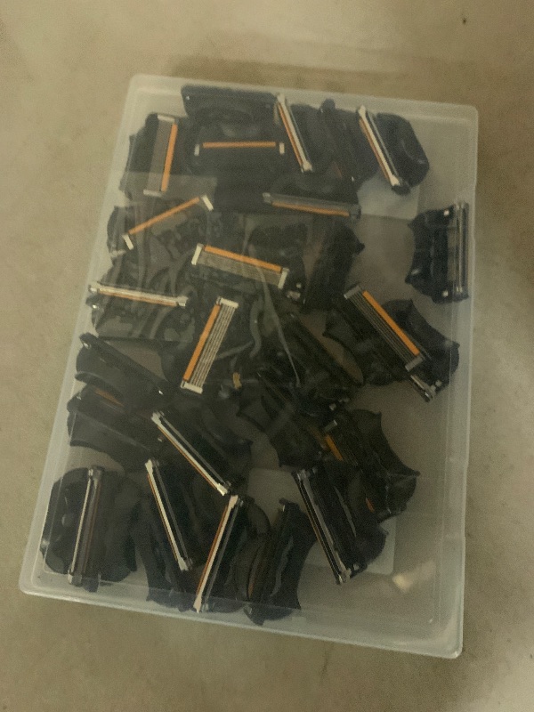 Photo 1 of 36 Blades Replacement Parts for GL-Fusion 5 Style Razors (Black), Wet Razors Men's Blades Value Packs