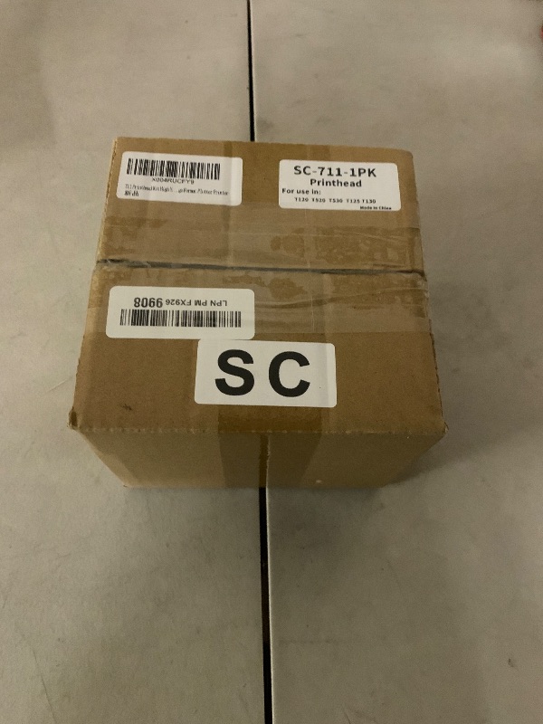 Photo 1 of SCCOLOR 711 Printhead Kit High Yield C1Q10A Pinter Head Compatible with 711 PinterHead (with Chip Upgraded) Replacement for T120 T125 T130 T520 T525 T530 T100 Large Format Plotter Printer