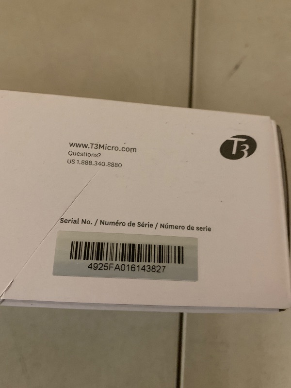 Photo 1 of T3 SinglePass Curl X Extra-Long Barrel Curling Iron with 9 Heat Settings and Ceramic Barrel for Fast Styling and Lasting Results on All Hair Types