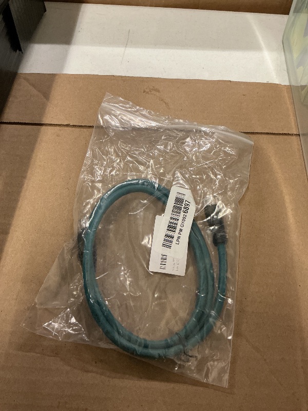 Photo 1 of Solnique M12 X-Coded 8-Pin Female to RJ45 Cat7e Ethernet Patch Cable, Industrial Automation Actuator Sensor Profibus Network Switch Cord