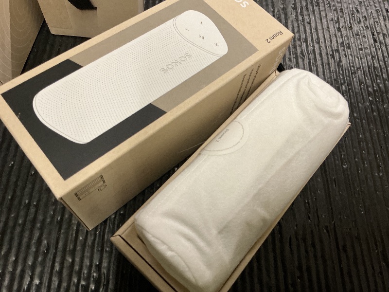 Photo 1 of Sonos Roam 2 - White - Portable Waterproof Bluetooth Speaker