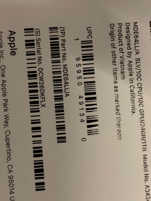 Photo 1 of Apple 2025 MacBook Pro Laptop with Apple M5 chip with 10?core CPU and 10?core GPU: Built for AI, 14.2-inch Liquid Retina XDR Display, 24GB Unified Memory, 1TB SSD Storage; Silver